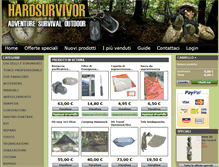 Tablet Screenshot of hardsurvivor.com